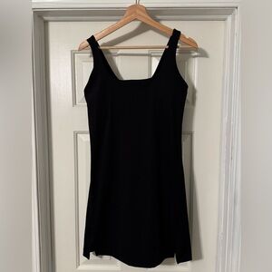 Old Navy Square-neck Black Athletic Dress